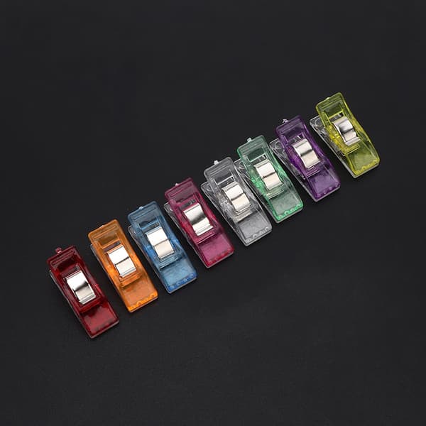 100 stk/pakke Sytilbehør Clover Wonder Clips Binding Quilting Strikkeklips Klemmer (#1)