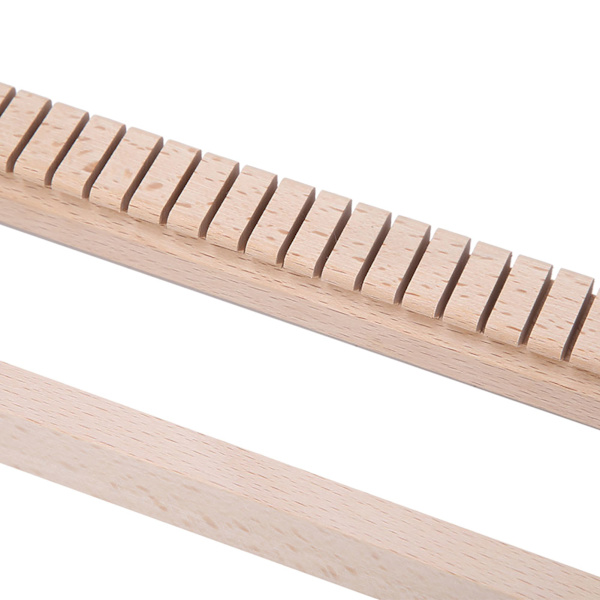 DIY Trä Handvävningsmaskin Gobeläng Stickning Vävstol Barn Vävning Leksak