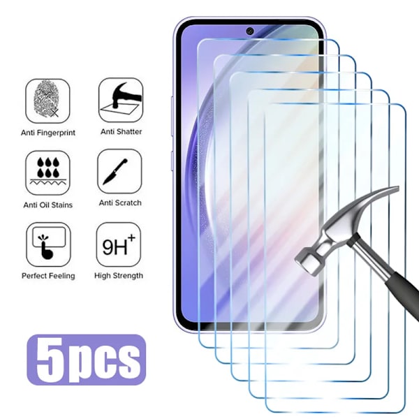 5PCS Härdat Glas För Xiaomi Redmi Note12ProPlus Skärmskydd