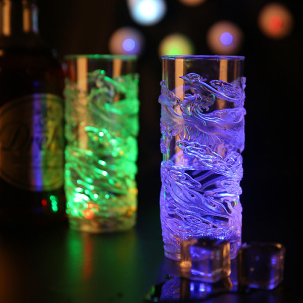 Phoenix Cup Flash, LED Flash Light Cup, LED Vandinducerende Kop