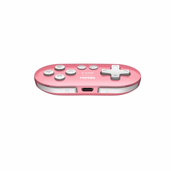 Zero 2 Bluetooth-peliohjain avaimenperän kokoinen miniohjain Switchille, Windowsille, Androidille, macOS:lle ja Raspberry Pi:lle (Pink Edition) - Nintendo Switch Pink