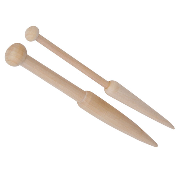 DIY vävverktyg ull kort stav vävd tröja halsduk gobeläng träpinne nål