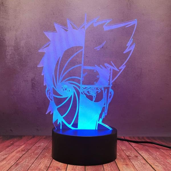 Naruto Kakashi Uchiha Sasuke 3D Illusion Nattlampa