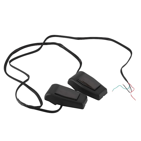 Baklucka Bakruta Gångjärnsbeklädnad med LED-lampa IP68 Vattentät Passar för Jeep Wrangler JK 2007-2017