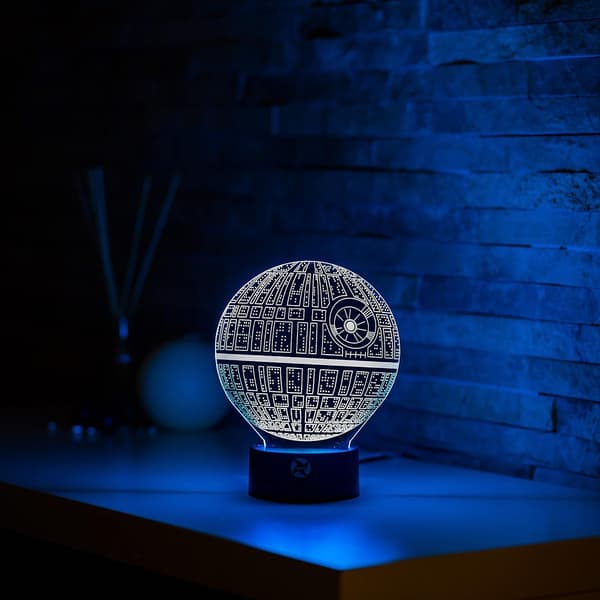 3D Optisk Illusions Natlampe - 7 LED Farveskiftende Lampe