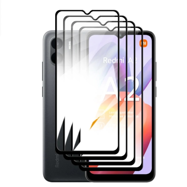För Xiaomi RRedmi A2 Plus 2.5D Full Glue HD skärmskydd