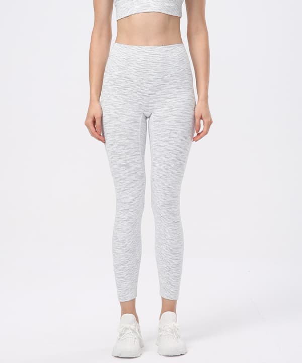 Stretch Workout Leggings med Høy Midje og Magekontroll (S)