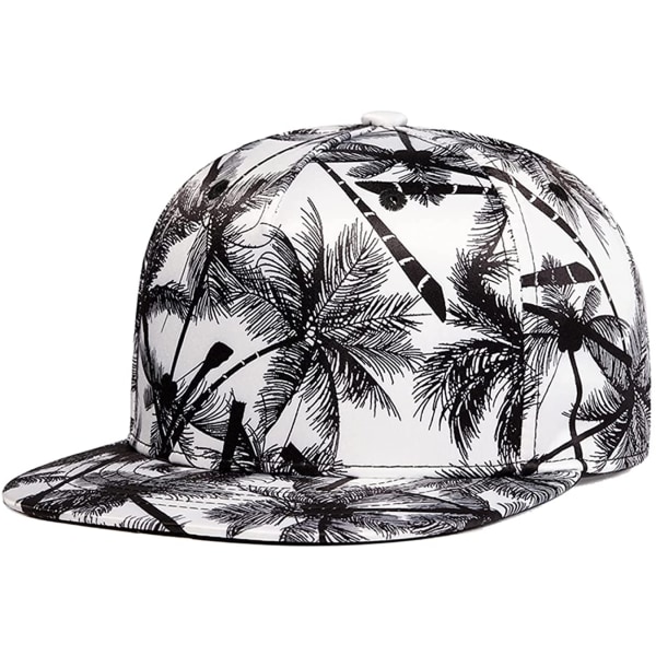 Klassisk Snapback-hatt Hip Hop Flat Bill Visor Cap - Unisex Annons J