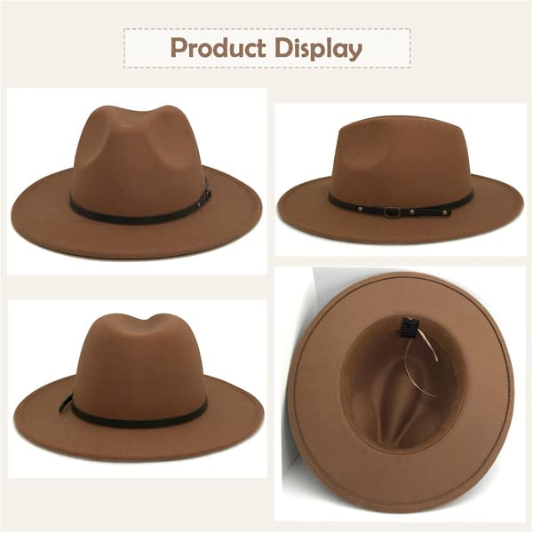Jazz hat efterår og vinter Britisk retro høj hat dame tre