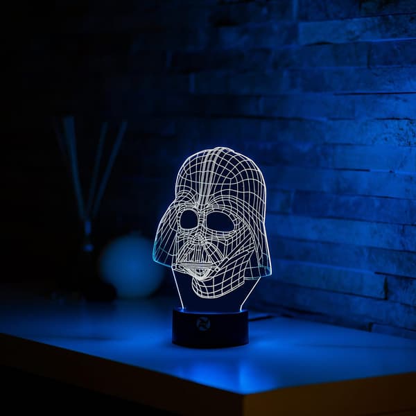 3D Optisk Illusions Natlampe - 7 LED Farveskiftende Lampe
