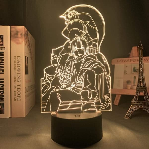 Anime Fullmetal Alchemist lampe Cool 3D Illusion Natlys