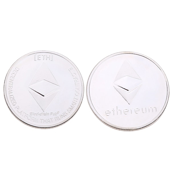 Samlarobjekt i metall, minnesmynt, souvenir, konstverkssamling (silver)
