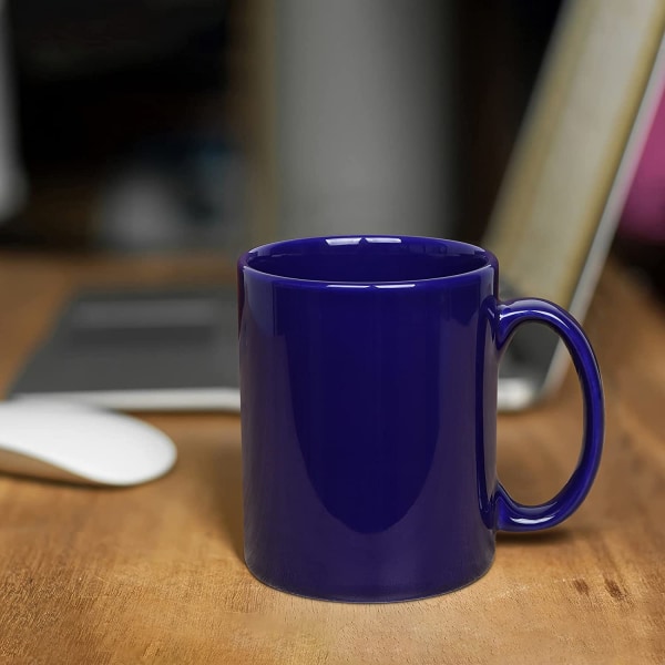 12 OZ Ekstra Stor Keramisk Kaffe Krus, Klassisk Porcelæn Supe