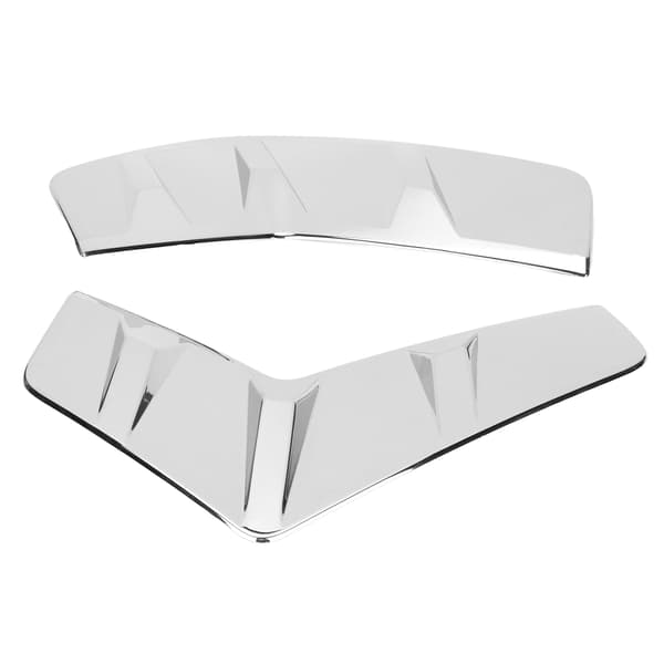 2 stk/sett Frontlyskant Deksel Trim ABS Elektroplettering Erstatning for RAV4 2019‑2020