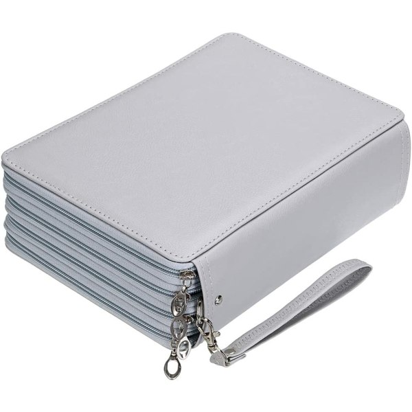 200 fack färgad pennfodral - Deluxe PU läder pennfodral D