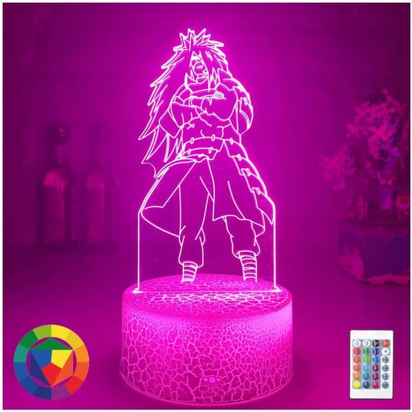 Naruto Kakashi Uchiha Sasuke 3D Illusion Natlampe Sm