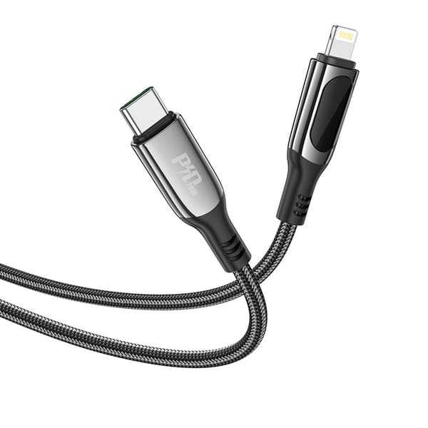 hoco. S51 skærmvisning PD opladningsdatakabel til iPhone12