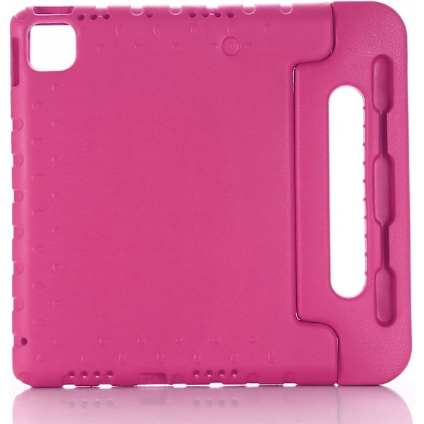 Lasten suojakotelo iPad Pro 11 2024 (M4) -mallille, iskunkestävä kotelo kynätelineellä, Techcircle-kahvateline, kevyt EVA-vaahtomuovipuskuri, suojaava Ru Rose iPad proair 11