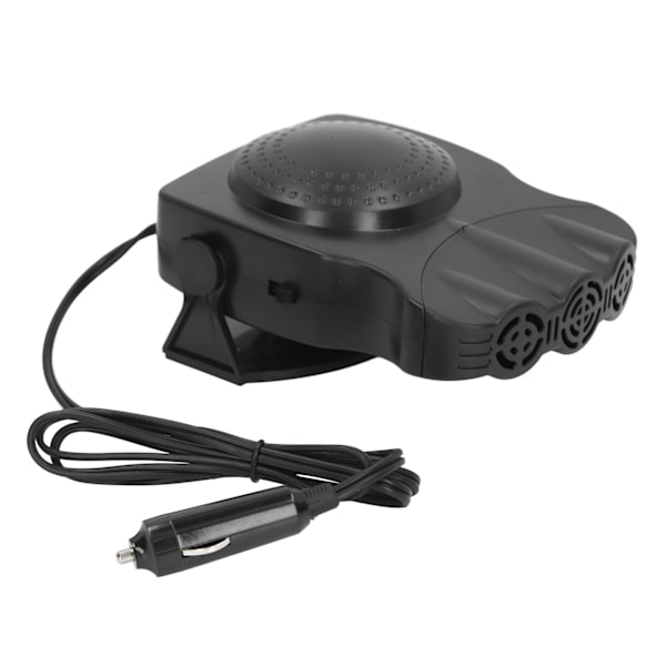 Dobbelttilstands Bilvarmer 360° Drejelig 150W ABS Bærbar Bilrudesafrimmer Afdugter 12V 12.5A 24V 9A