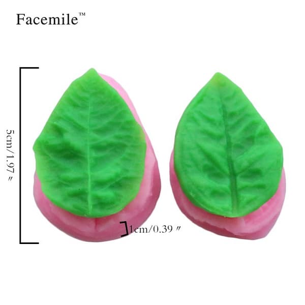 Bladform 22 stk/sett, Kootips Silikon Blad Petal Veiner Sug
