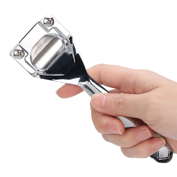 Läderfräs  Typ Snidverktyg Hantverkssamling Legering Bärbar för Handgjort Material(Silver  Typ Tunnande Fräs med 3 Blad )