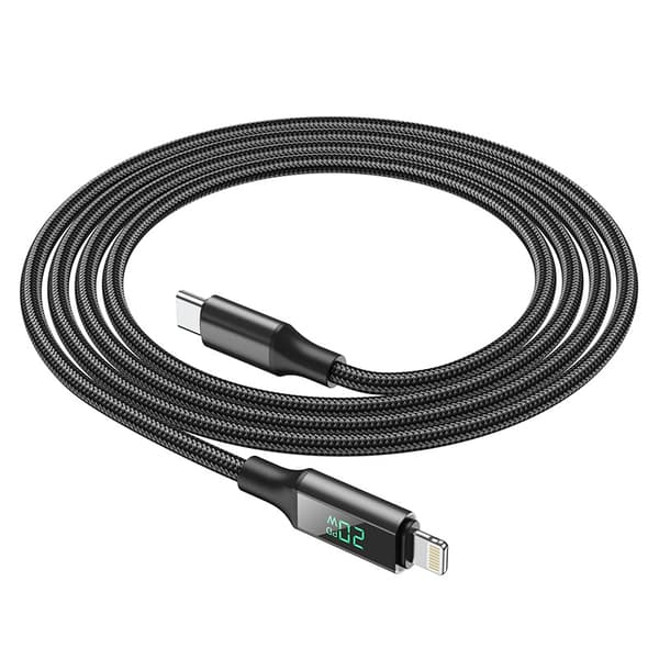 Borofone BU32 skjermvisning PD ladekabel egnet