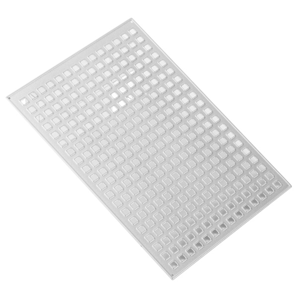 Präglingsstans i kolstål, dekorativ stencil för DIY-skrotbok och pappershantverk