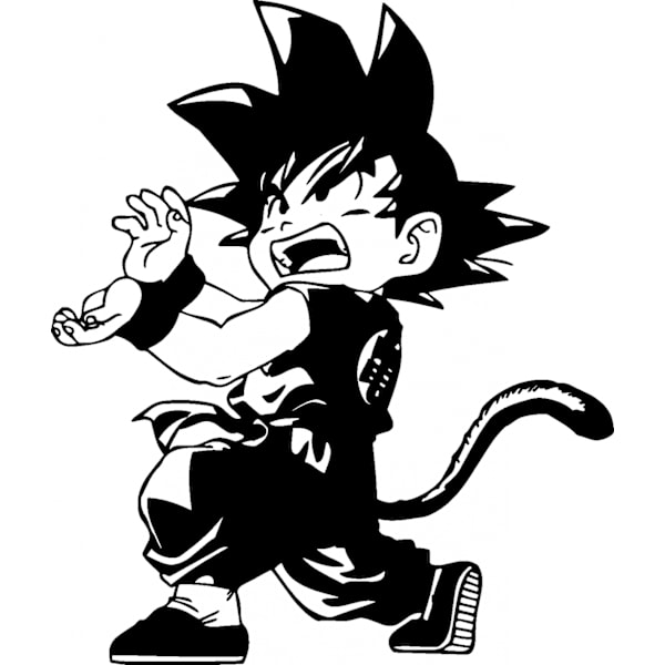 Dragon Ball japansk tegneserie vinyl PVC vægklistermærke flot