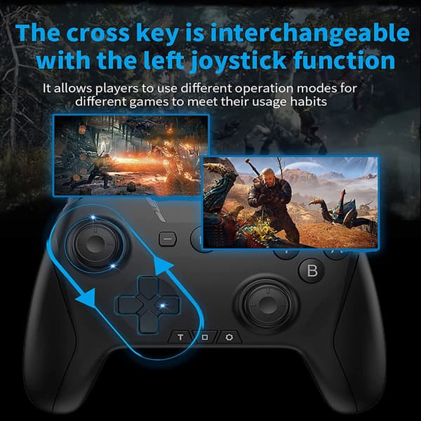 PC-ohjain, langaton Bluetooth-ohjain Switchille/Macille/