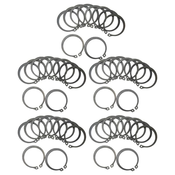 50 stk. AC Kompressor Koblingsaksel Snap Ring 1,5 mm Tykkelse Jern Robust til 507 AC Kompressor