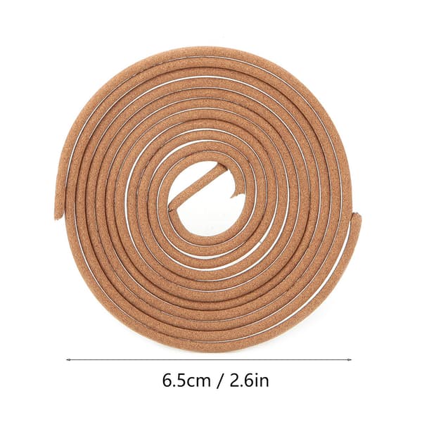 48 plader/æske naturlige spiralrøgelse aromaterapi hjem indendørs 4 timer sandeltræ røgelsesspiral (#4)