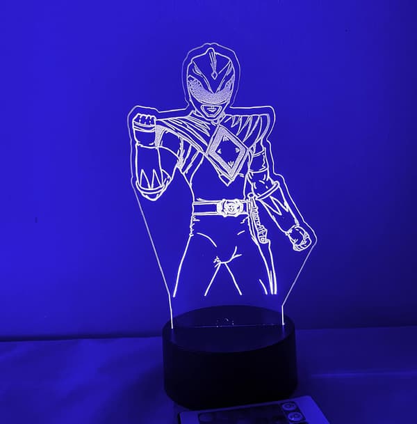 Power Rangers 3D LED-yövalo