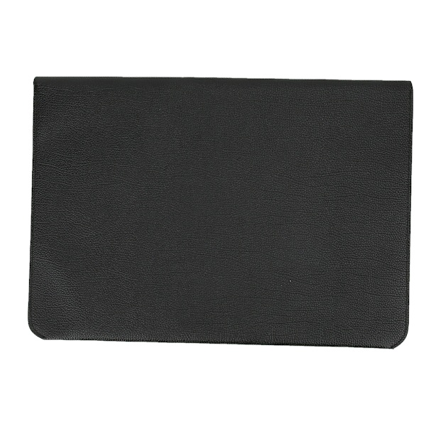 Laptop Sleeve Case Soft PU Læder Computer Beskyttende Håndtaske med Krog og Loop Fastener12in