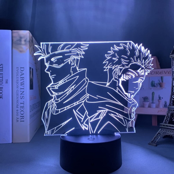 3D Illusion Jujutsu Kaisen LED Anime Lamp 16 Colors Change R