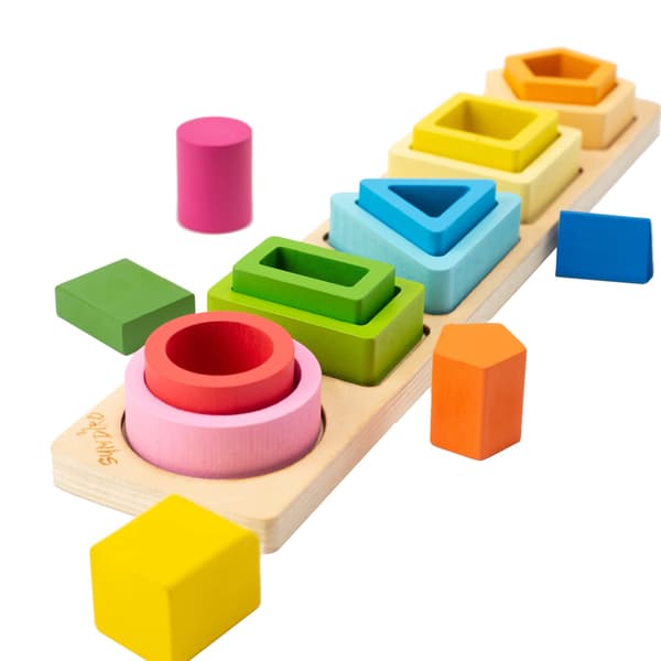 Montessori-leker for gutter og jenter 1-3 år, sensorisk læringssett
