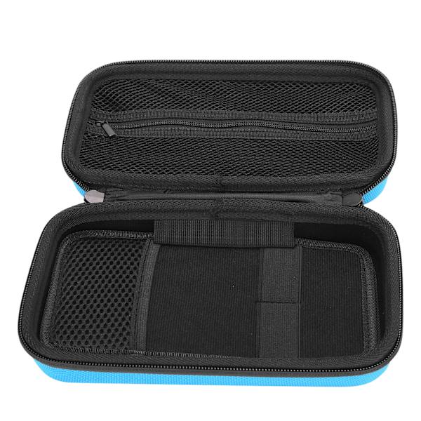 Stationery Bag MultiFunction Portable MultiPurpose LargeCapacity Pens Storage Case(Blå )