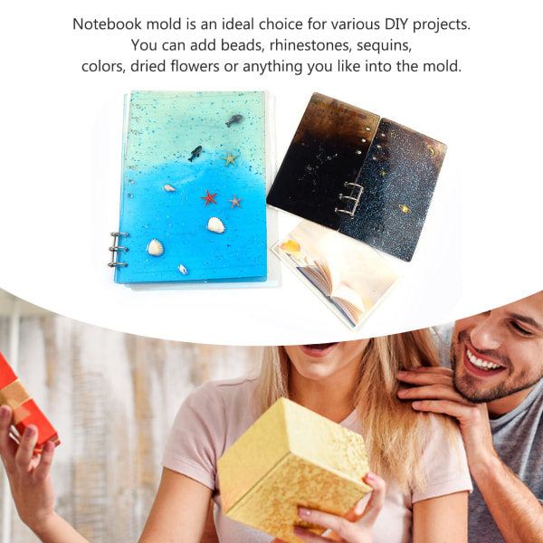 Notebook-dekselform DIY-produksjon, rivebestandig resirkulerbar notebook-form for gjør-det-selv-notebook