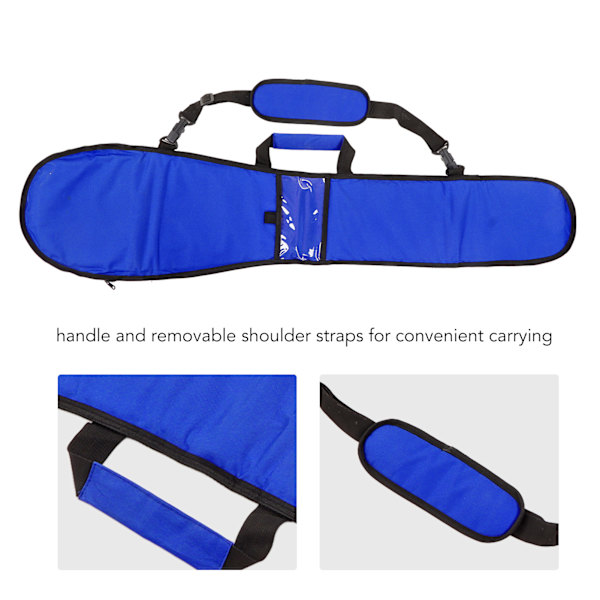 Kano og kajak split padle bæretaske båd padle opbevaringspose holder etui til roning sejlads Blue