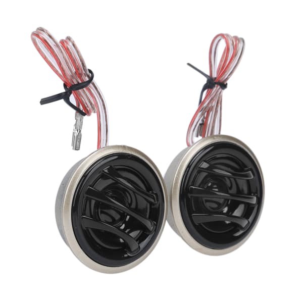 Parhögtalare för bil, Mini Tweeter 130W Max 20W RMS 4Ω 12V Universal för Ljudsystem