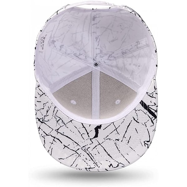 Klassisk Snapback-caps Hip Hop Flat Bill Visor Cap - Unisex Ad E