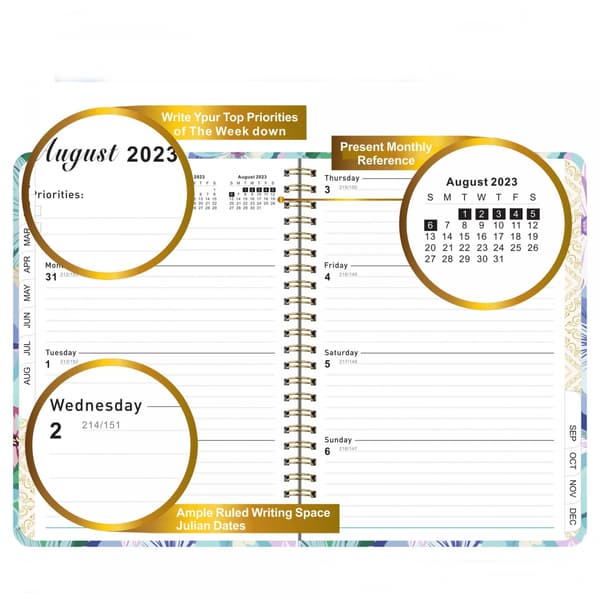 2023 Månedlig Planlegger/Kalender 24 Måneders Planlegger, Månedlig Ta