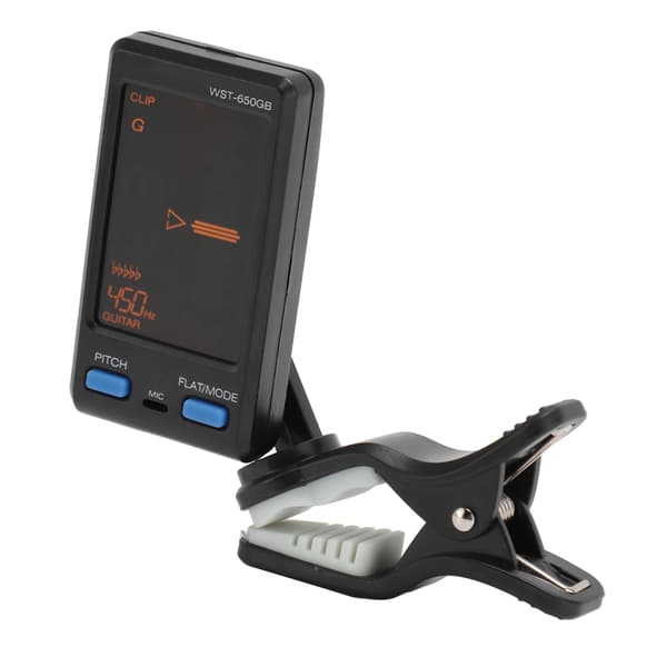Clip-on stämmare professionell hög precision digital elektronisk gitarr basstämmare för gitarr basstämning