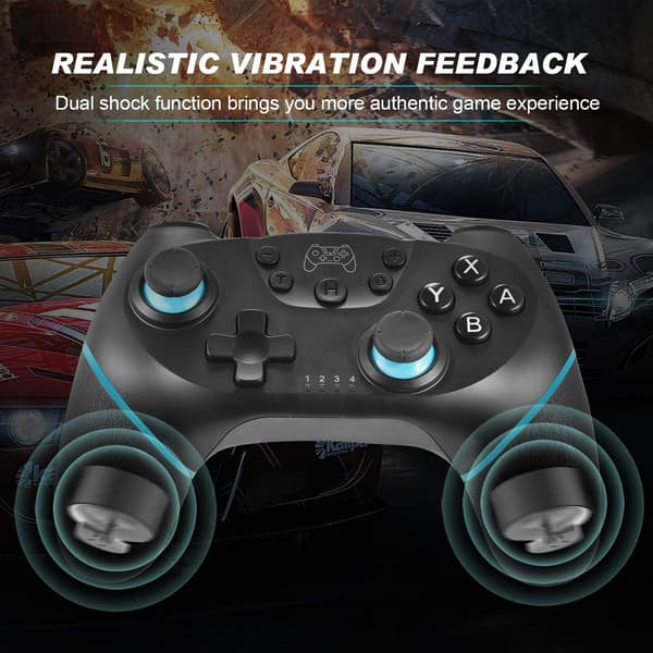 Bluetooth Trådlös Gamepad Joystick för Nintendo Switch, 6-8 Timmars Batteritid, Ergonomisk Design