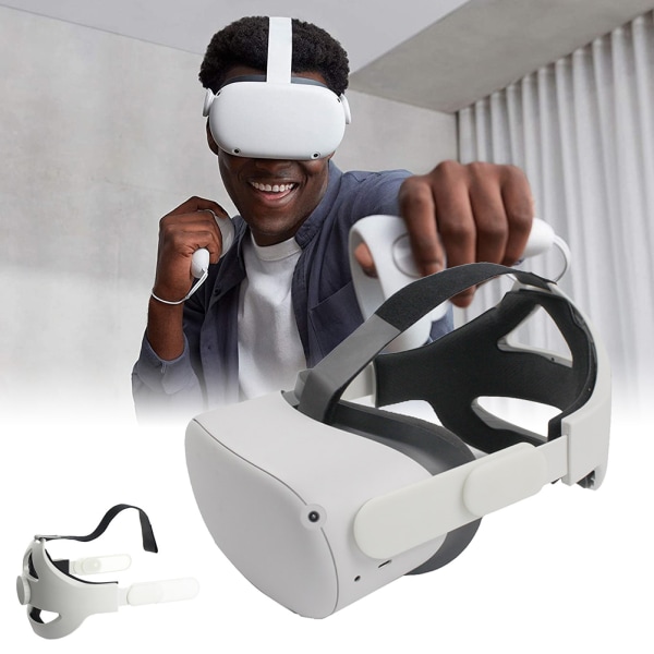Ersättningshuvudrem kompatibel för Oculus quest 2VR Minska huvudtrycket Bekvämt huvudband VR-tillbehör