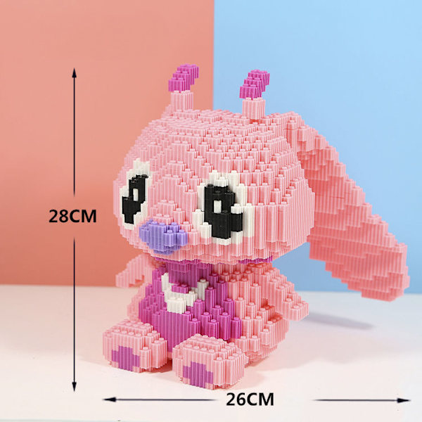 Mini Byggstenar Söta Cartoon Set för Godispåsar, 5380 St Micro Mini Byggleksak DIY 3D Tegelstenar Kit för Vuxna Barn, Jul Födelsedagspresent