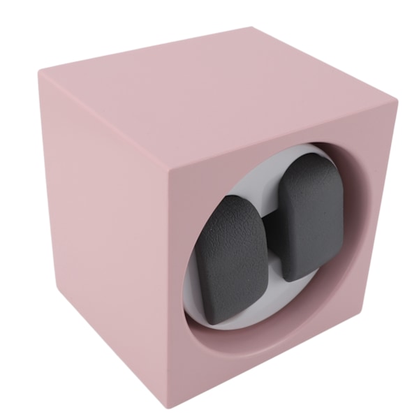 Dubbel automatisk klockuppdragare USB batteridriven 2 hastigheter justerbar tyst drift Smart klockuppdragare med LED-ljus rosa