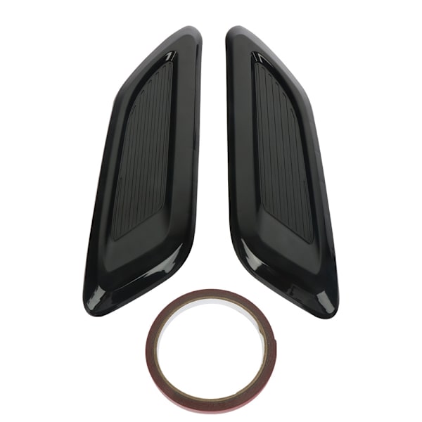 Bil Allmän Exteriör Modifikation Delar Huv Insug Scoop Turbo Huv Vent Cover Vent Cover - Svart