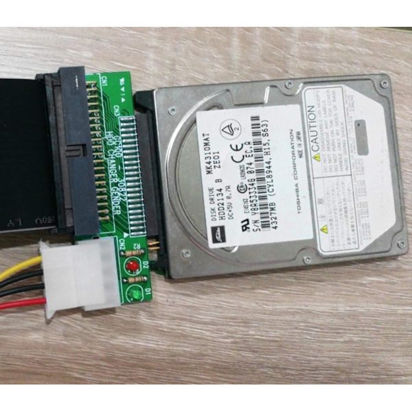 2,5 til 3,5 IDE-adapter, 2,5 tommer 44-bens harddiskdrev til bærbar IDE til 40-bens 3,5 tommer stationær pc PATA-portkonverterkort-adapter (IDE 2,5 til 3,5)