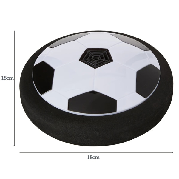 Flytande fotboll fotboll sväva suspenderande fotboll boll luftkudde barn inomhus utomhus spel LED-ljus uppgraderad skumbumper
