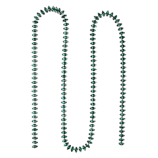 Rhinestone Claw Chain 1 Yard Lång Glittrande Elegant Multi Purpose Rhinestone Strip för Smycken Kläder DIY Grön